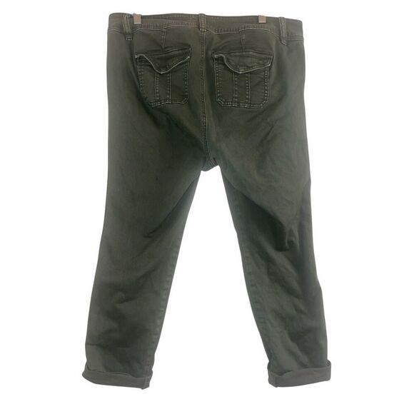 ✨Torrid Aviator Utility Crop Sz 14 Pants Army Green✨ - Picture 7 of 11